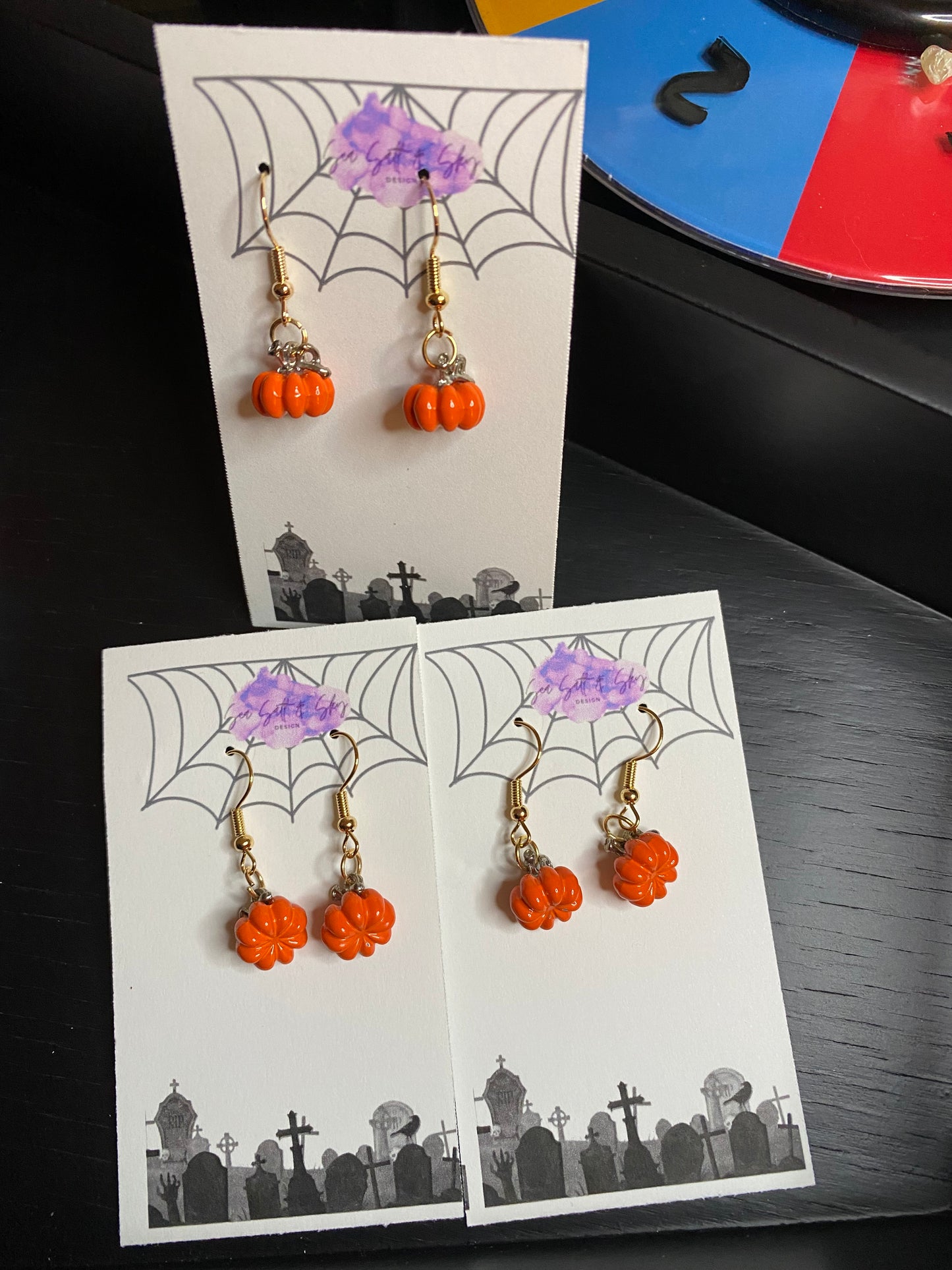 Pumpkin Fall Earrings