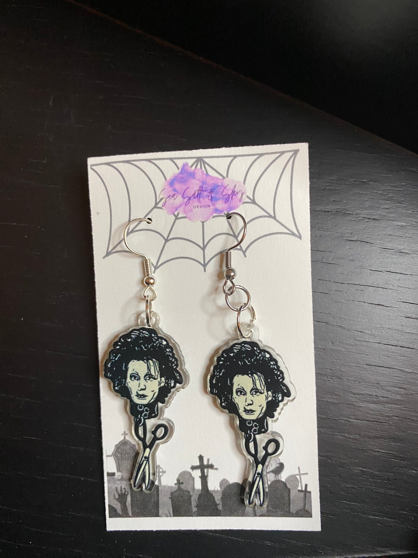 Edward Scissorhands Earrings