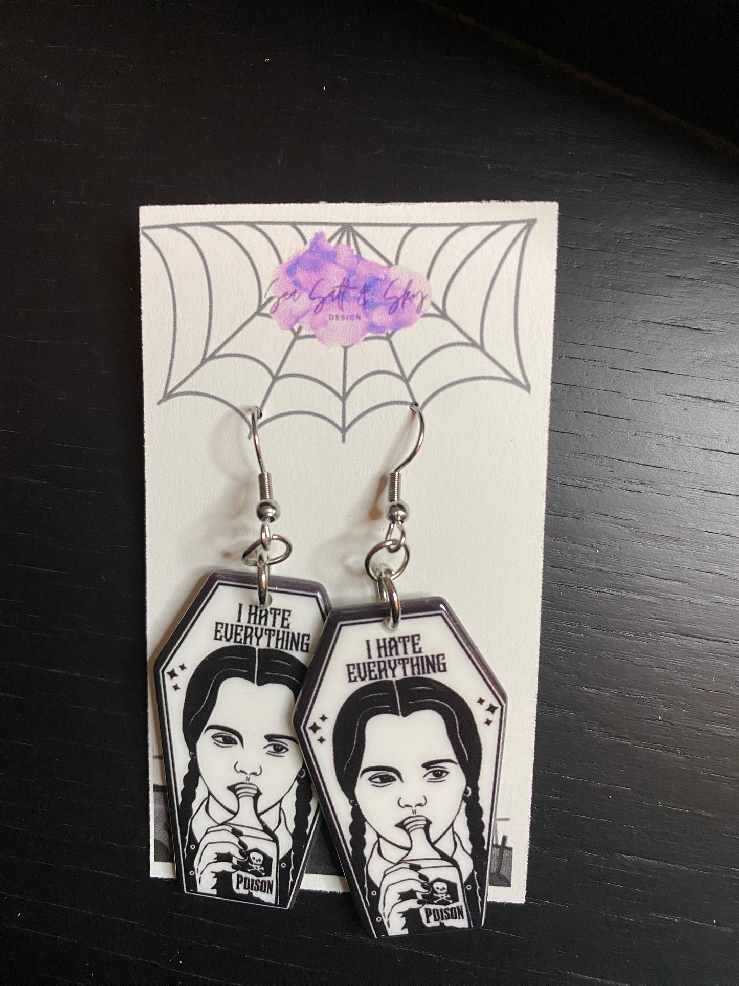 Addams Family and Wednesday Earrings