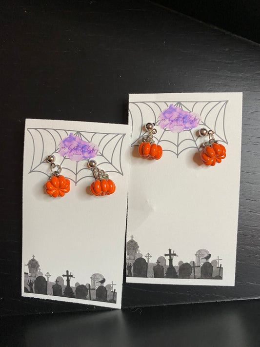 Pumpkin Fall Earrings