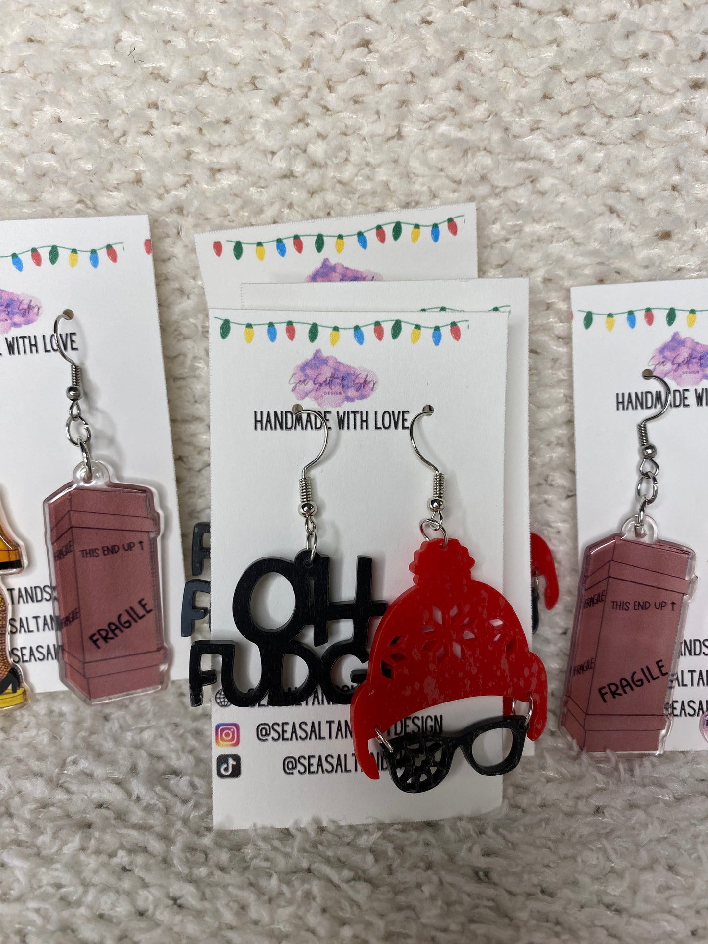 Christmas Story Earrings