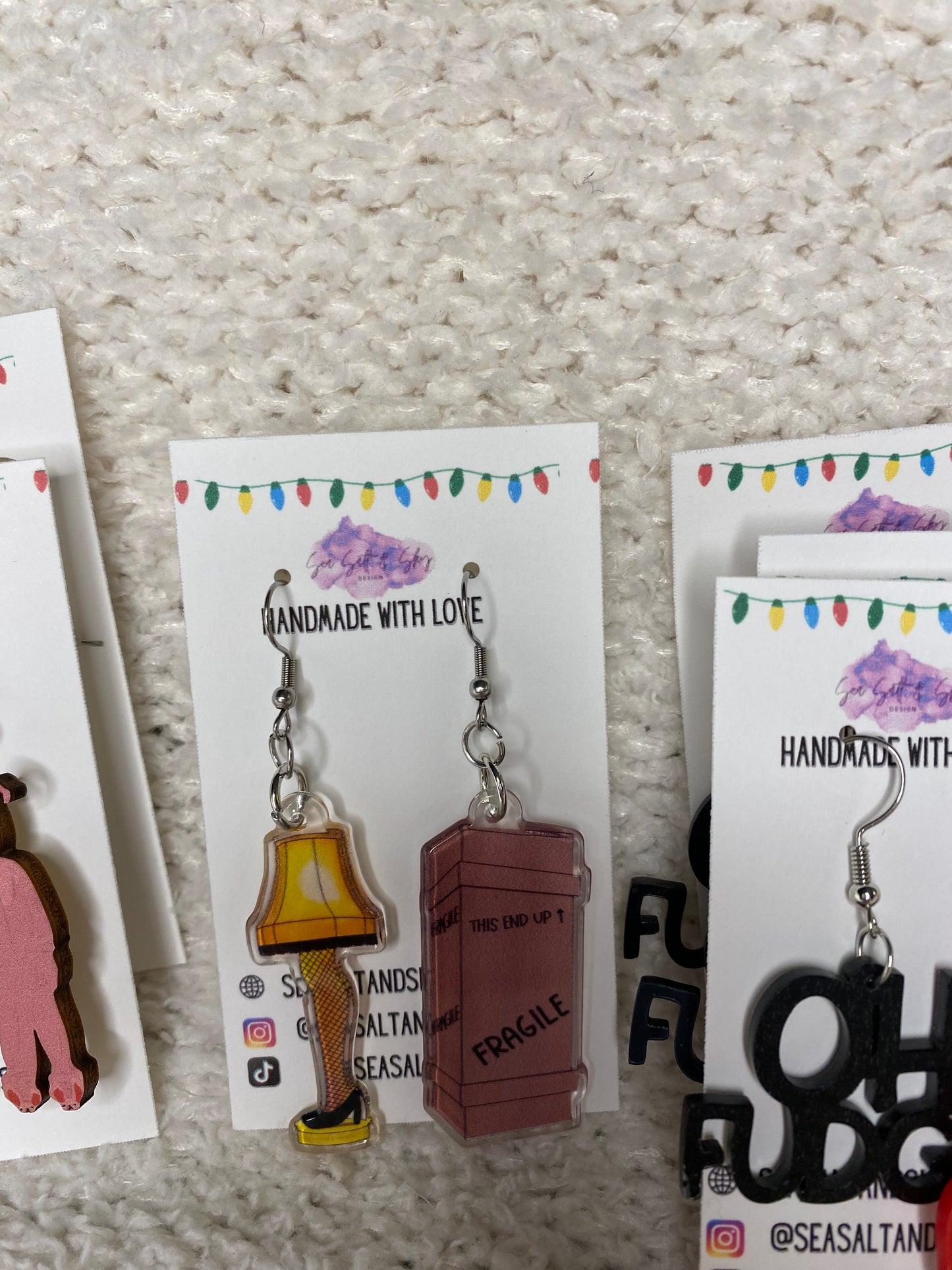 Christmas Story Earrings