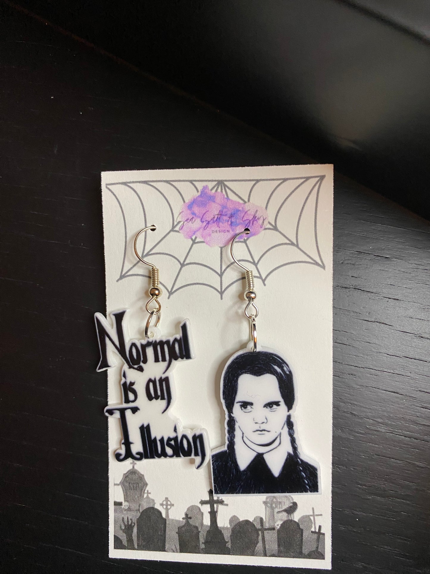 Addams Family and Wednesday Earrings