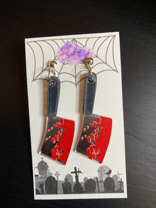 Bloody murder earrings