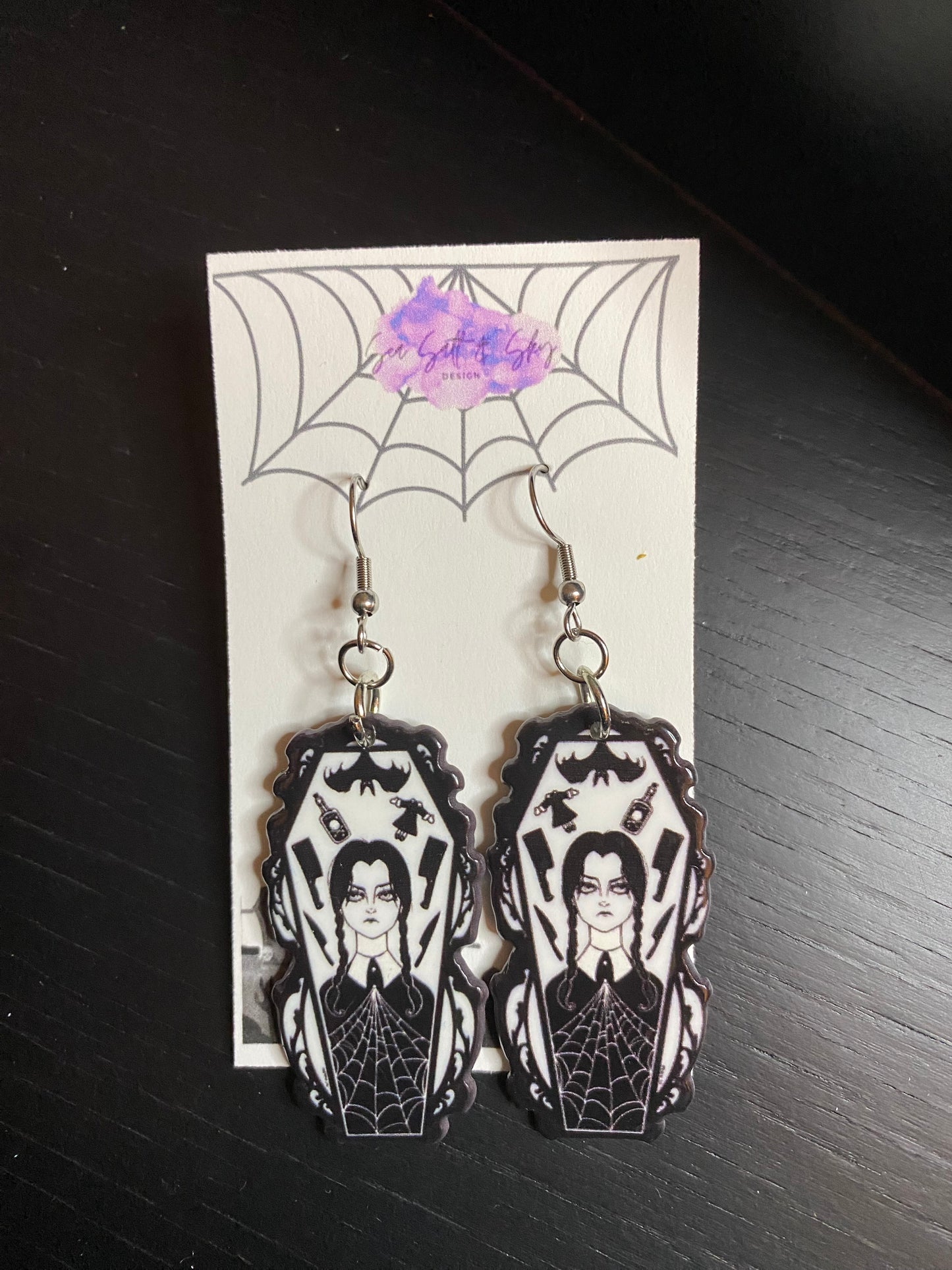 Addams Family and Wednesday Earrings