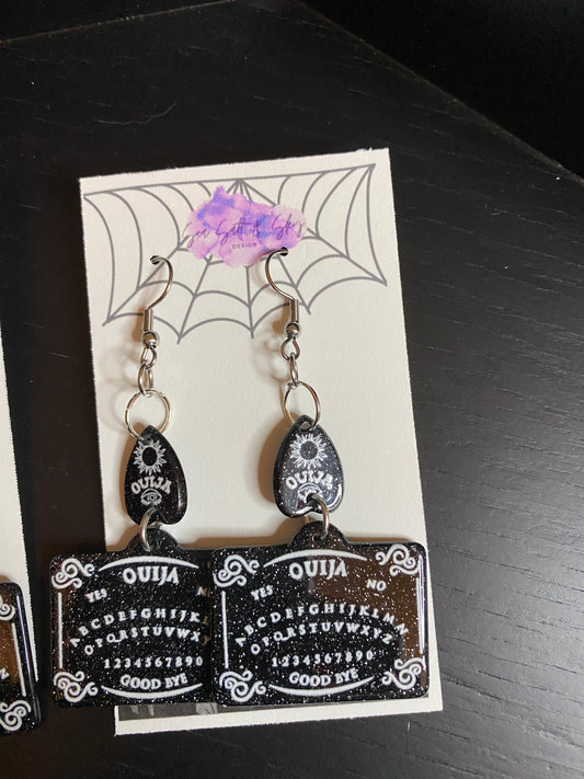 Ouija board earrings