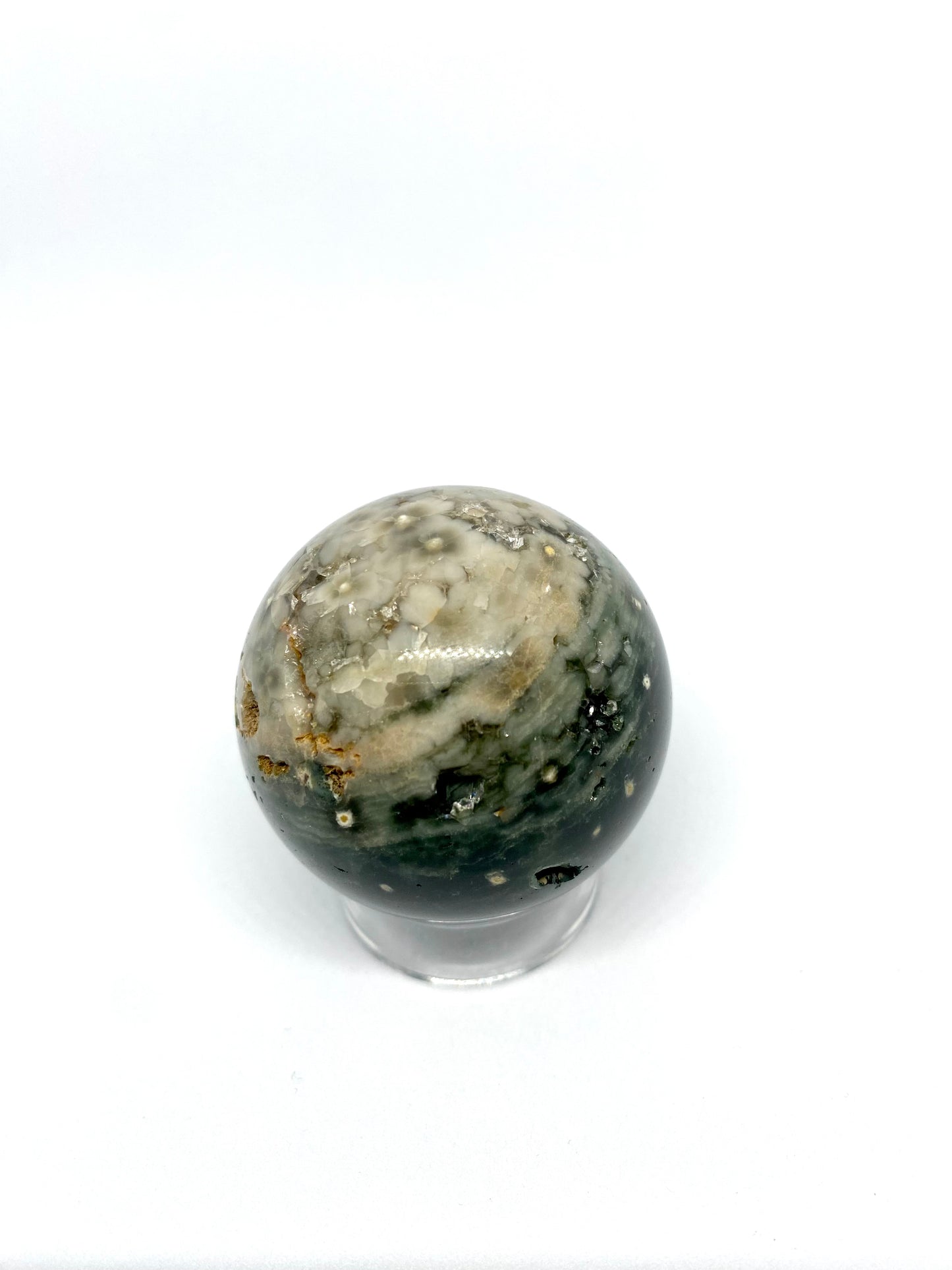 Druzy ocean Jasper sphere