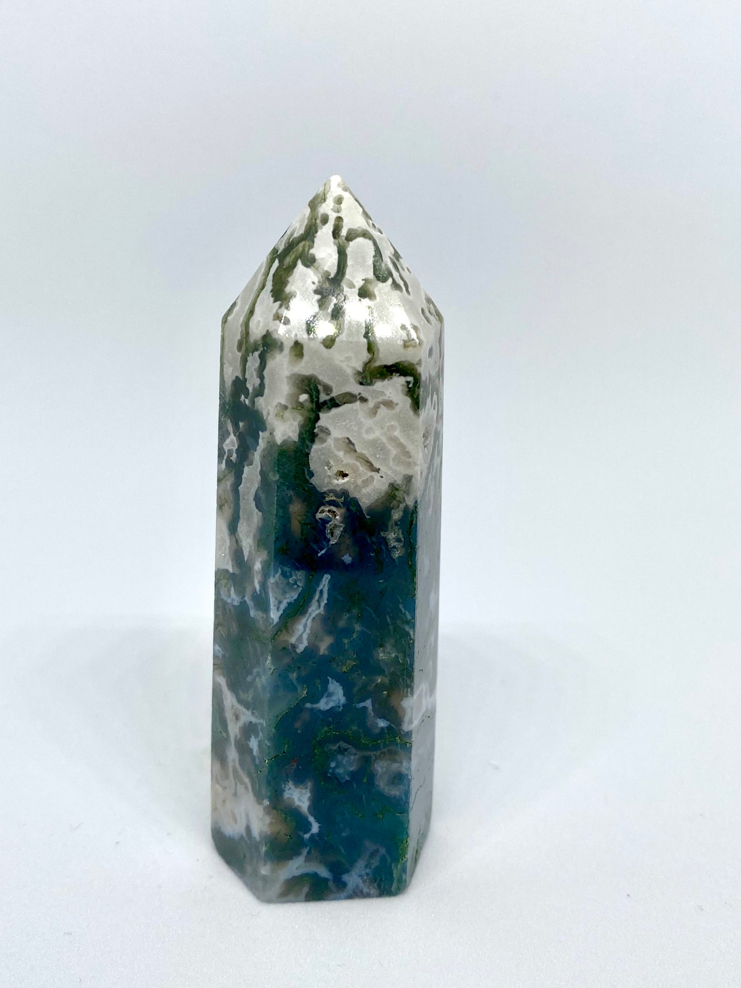 Moss agate tower 18B