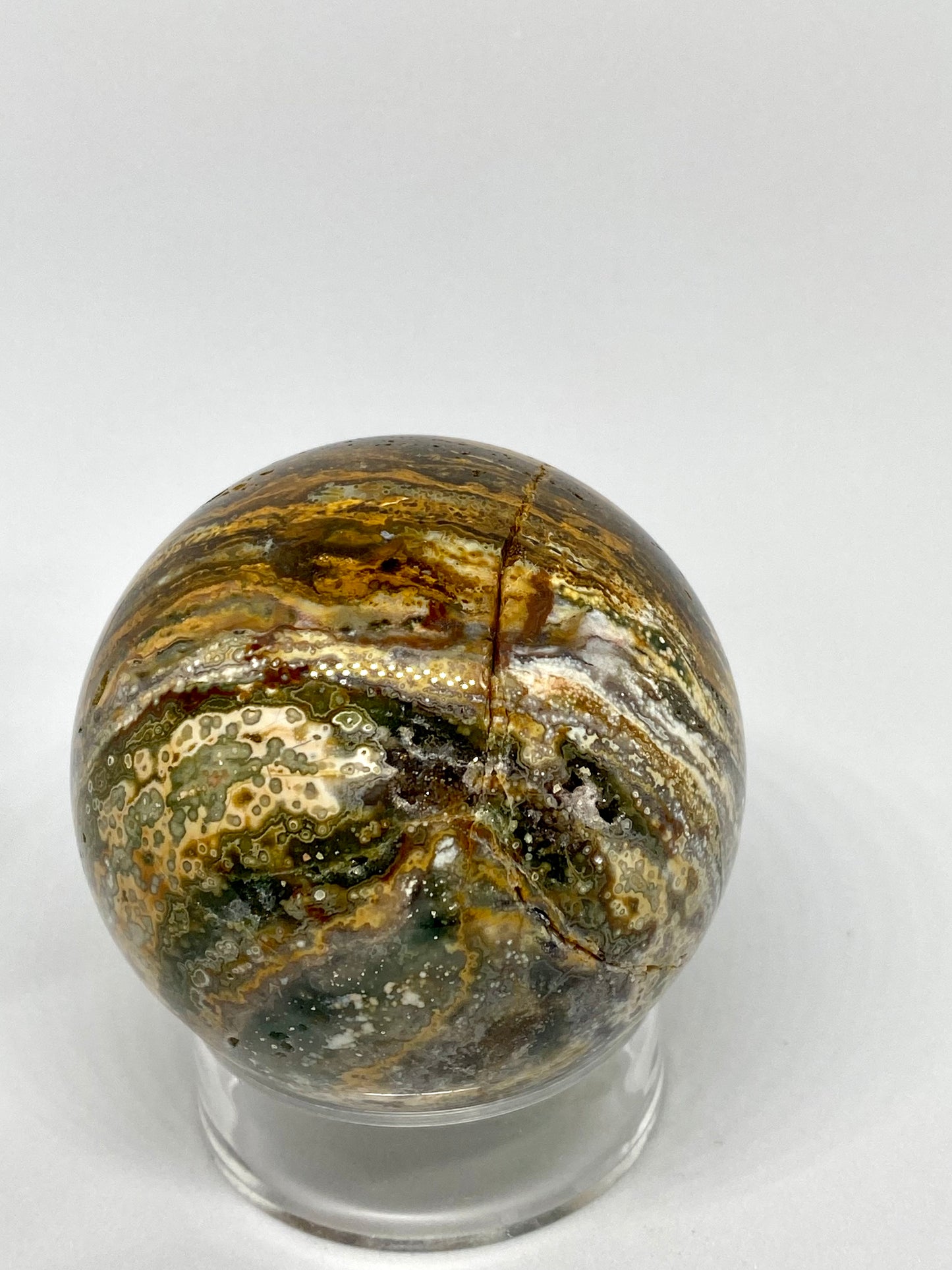 8th vein ocean Jasper sphere