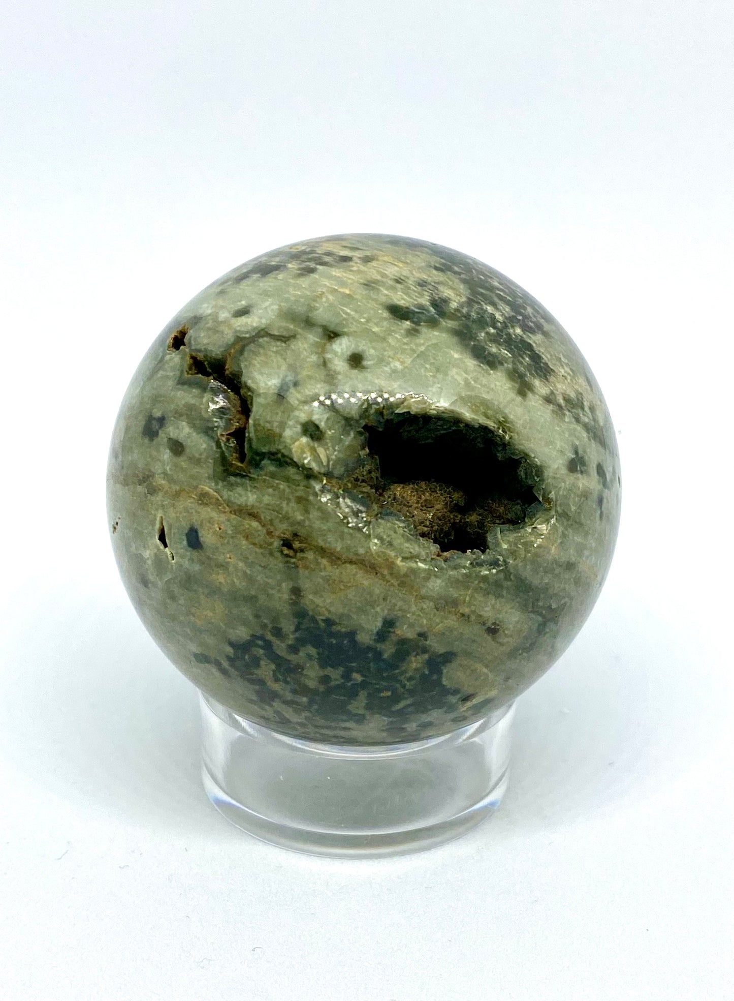 Ocean jasper sphere