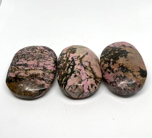 Rhondonite palm stones