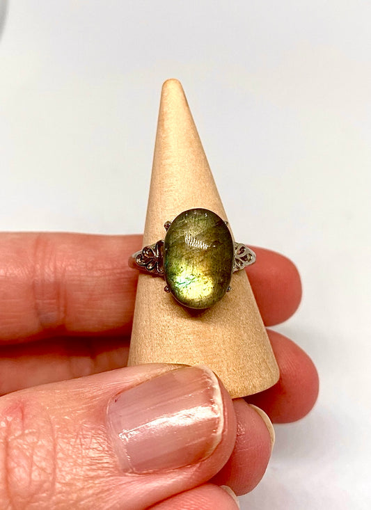 Golden Labradorite Ring