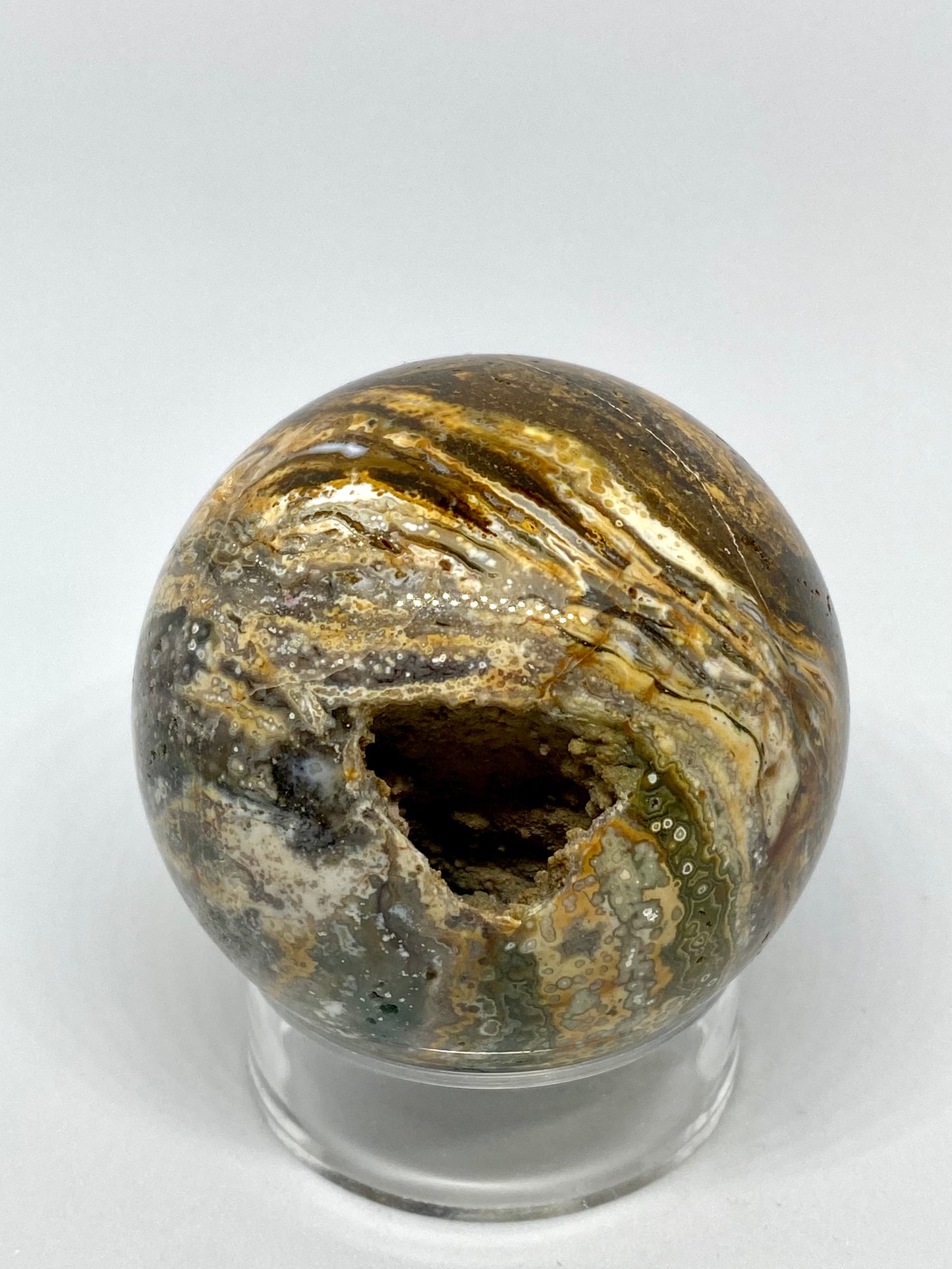 8th vein ocean Jasper sphere