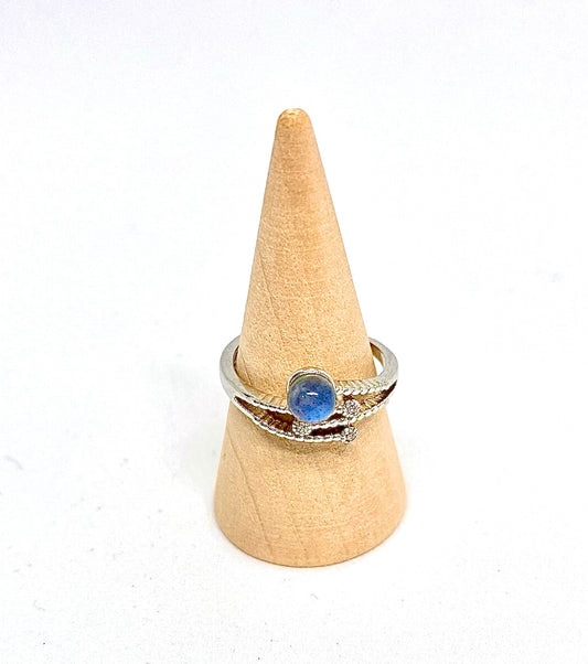 Blue Apatite Ring