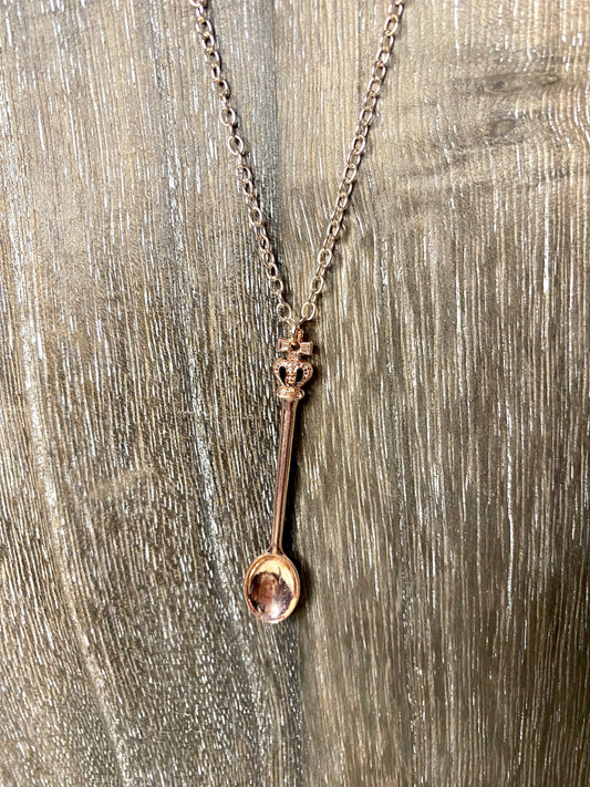 Mini spoon necklace