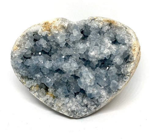 Celestite heart