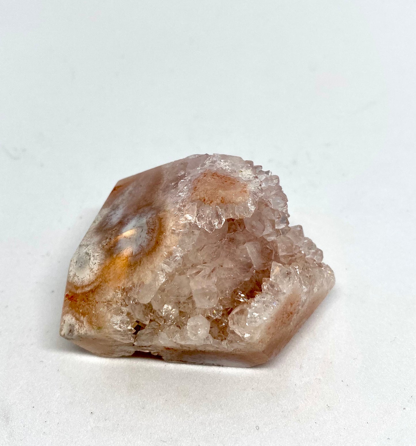 Druzy pink amethyst freeform