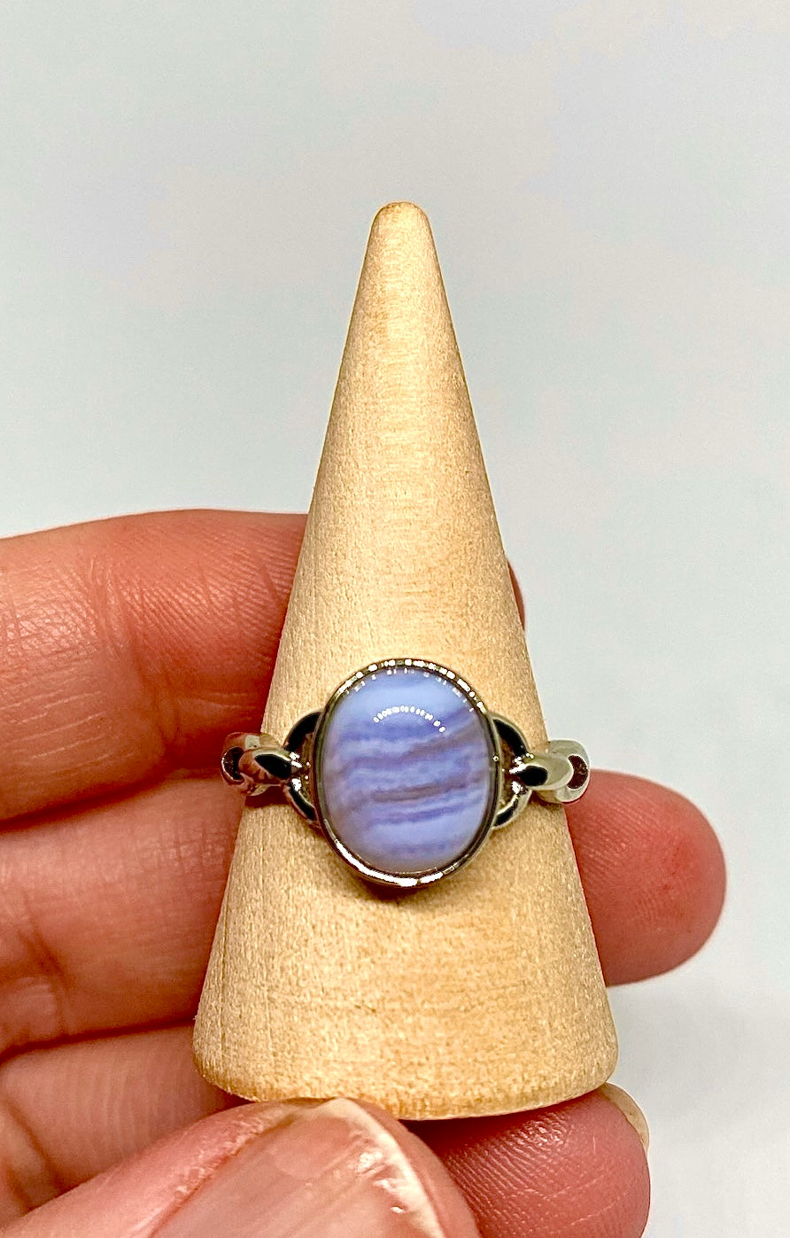 Blue Lace Agate Ring