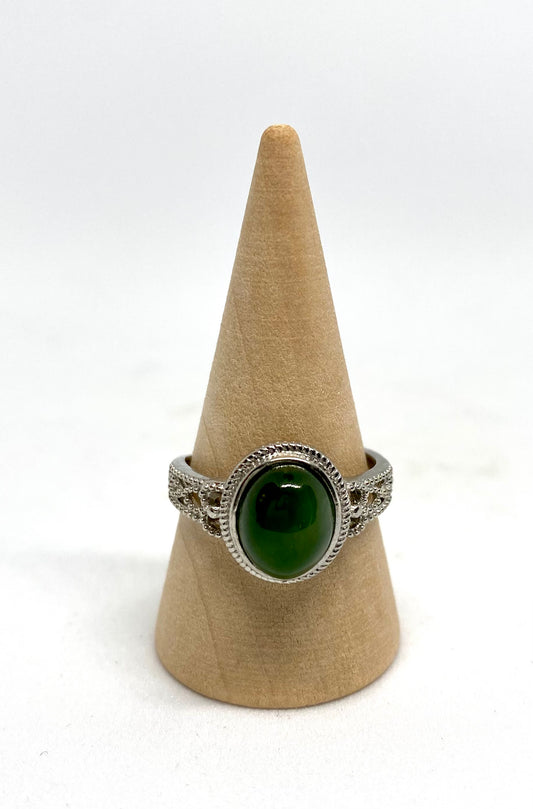 Nephrite jade ring