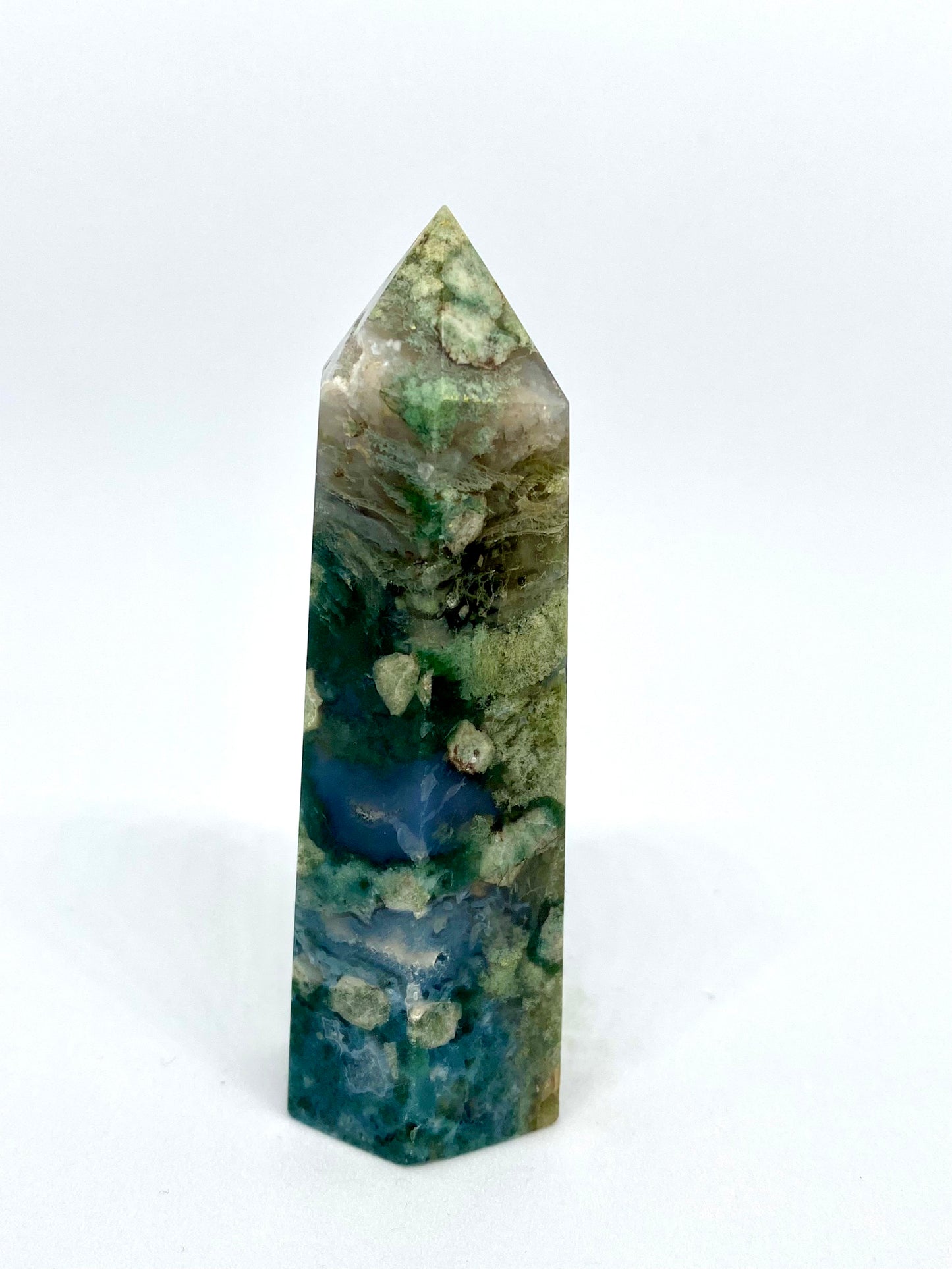 Moss agate tower 18A