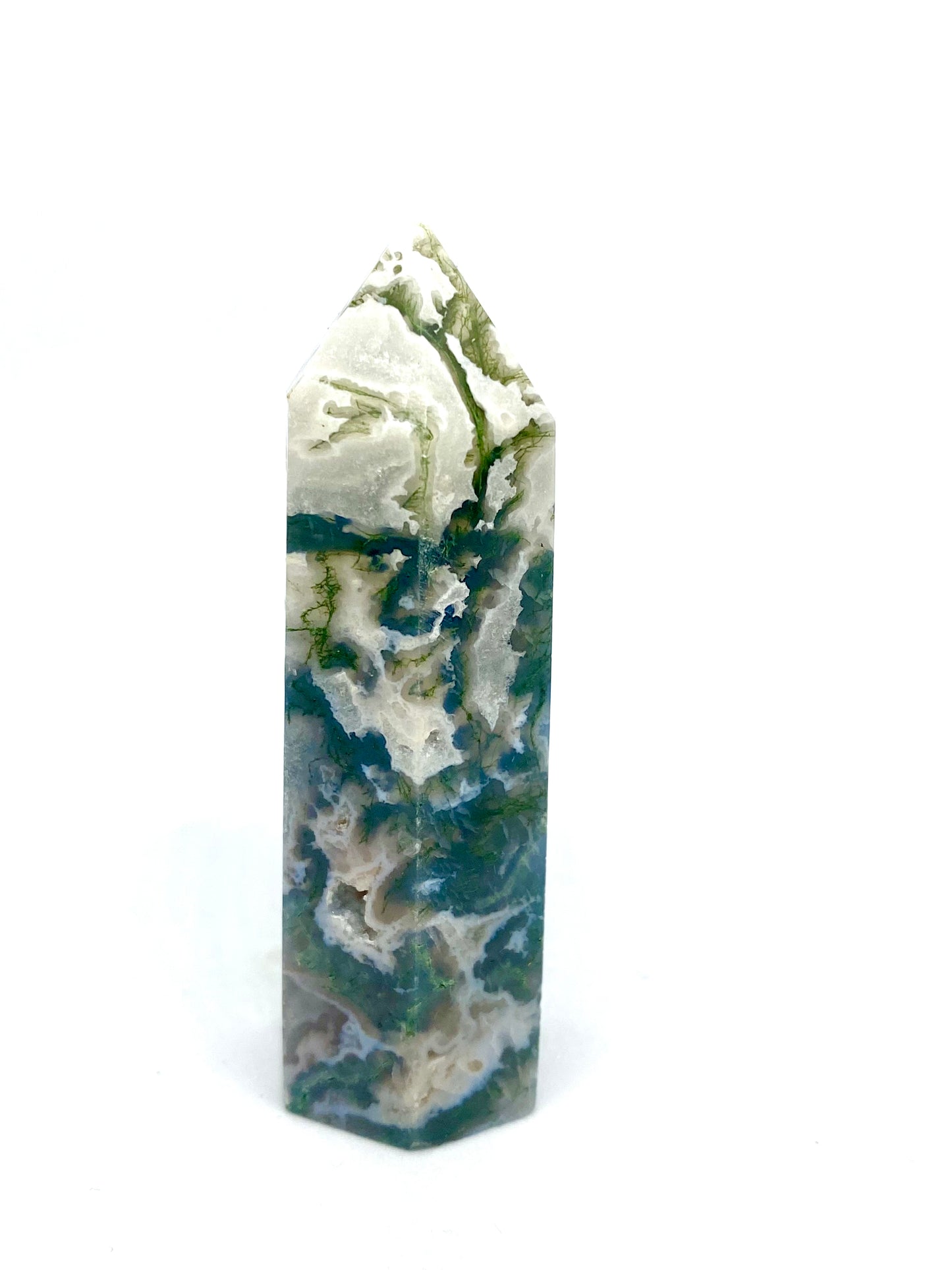 Moss agate tower 18B