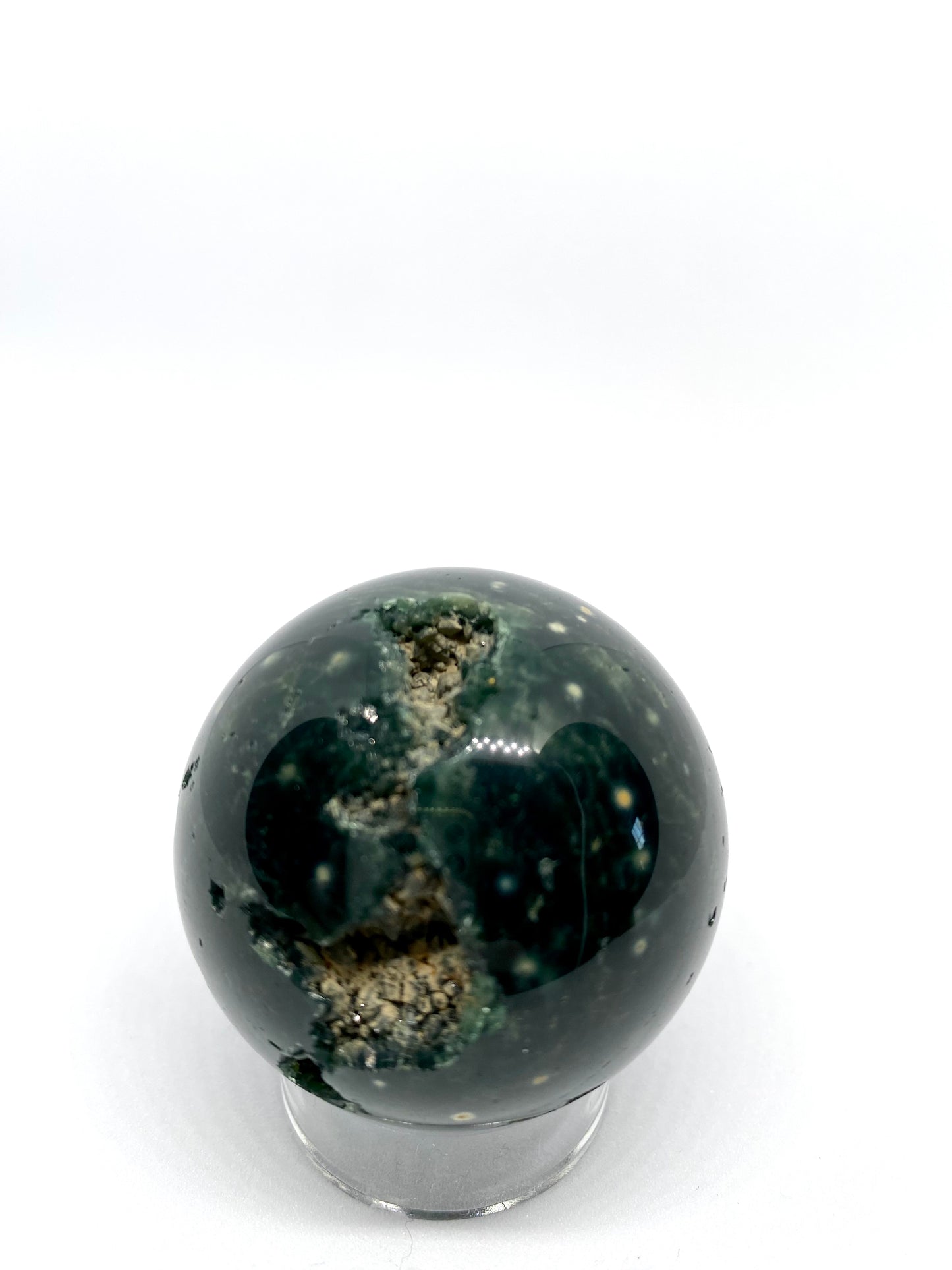 Druzy ocean Jasper sphere