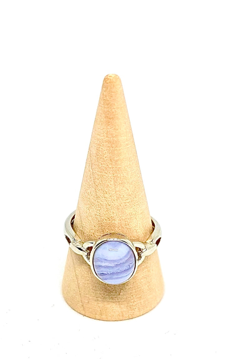 Blue Lace Agate Ring