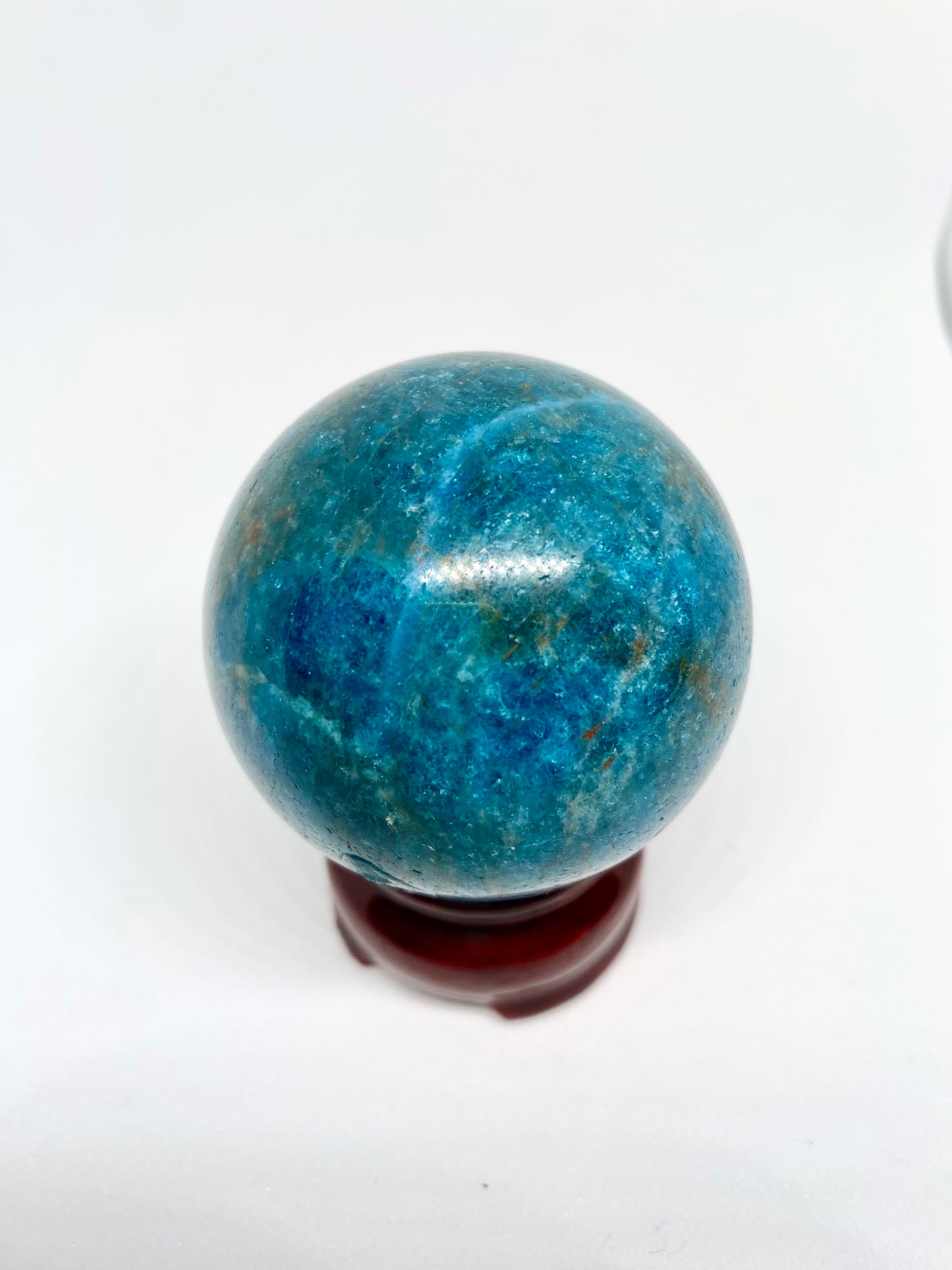 Blue Apatite Sphere