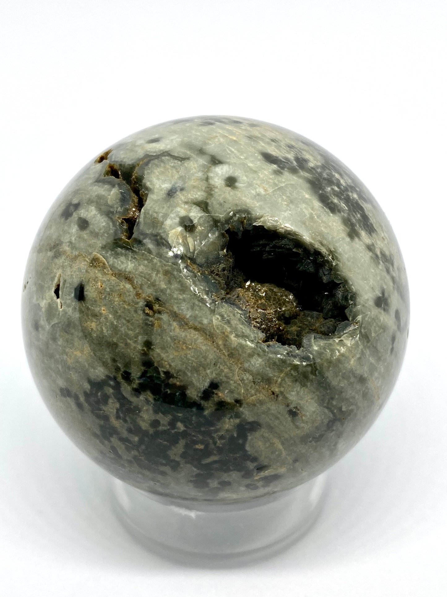 Ocean jasper sphere