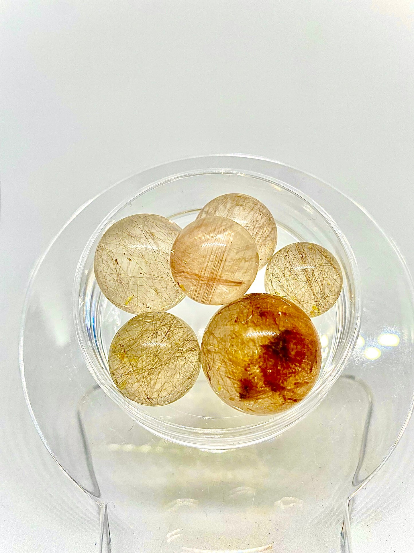 Golden Rutile Spheres