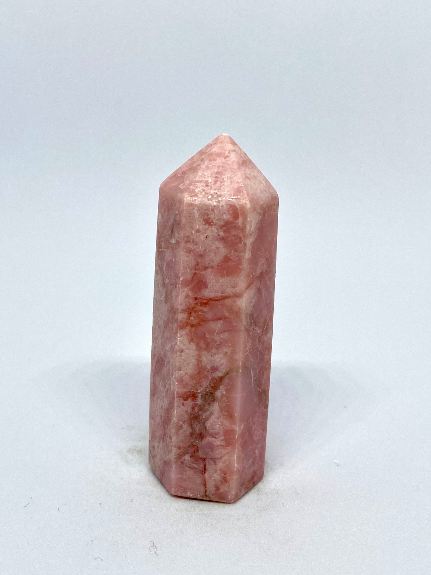 Pink calcite tower