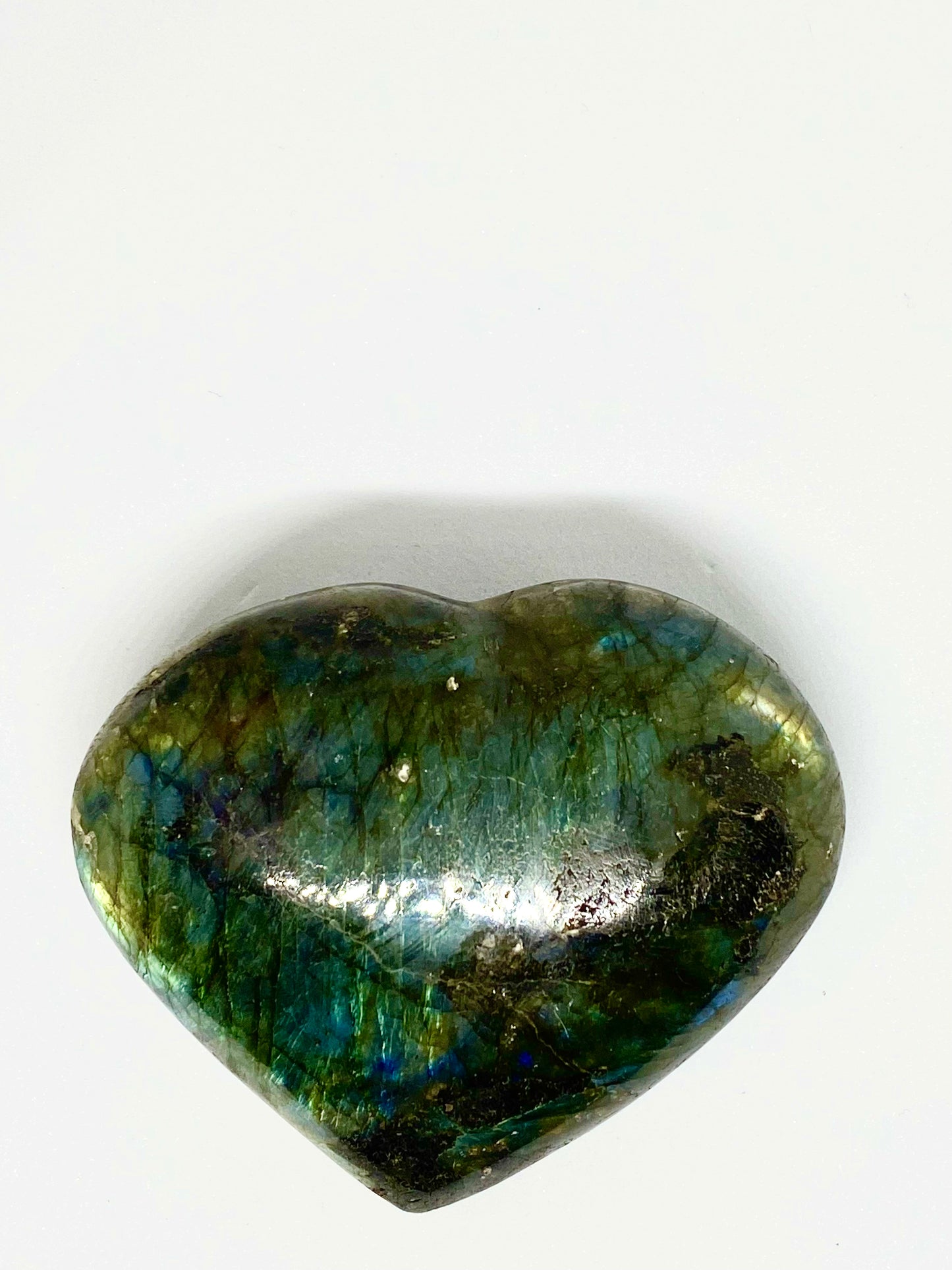 Labradorite Heart